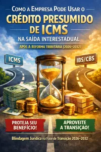 Imagem principal do artigo Como a Empresa Pode Usar o Crédito Presumido de ICMS na Saída Interestadual